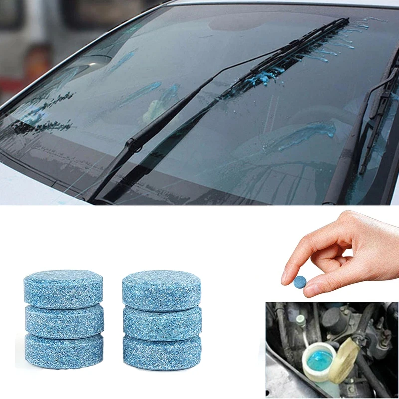 

6Pcs Car Solid Cleaner Effervescent Tablets Spray Cleaner for Peugeot 206 207 208 301 307 308 407 2008 3008 4008