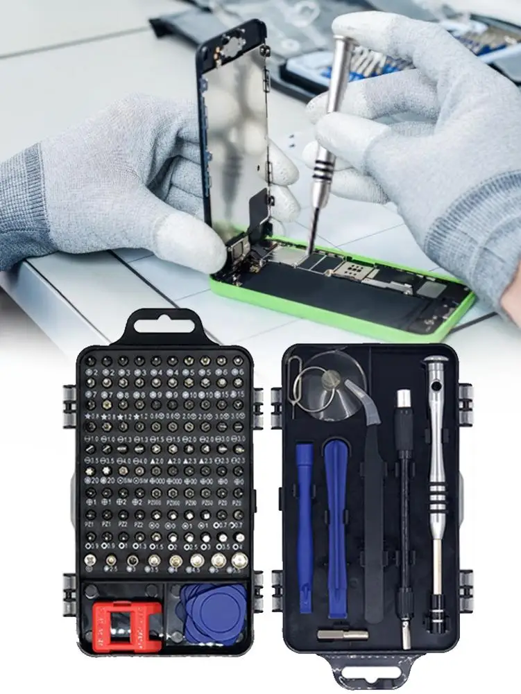 Набор прецизионных отверток 110 в 1 с магнитным инструментом для ремонта планшетов