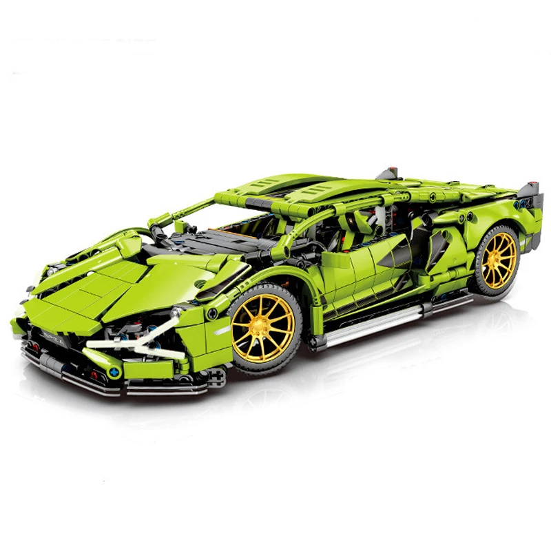 

1254 Pcs 1:14 Model Building Blocks Figures Bricks Technical Famous Racing Car Kits Sets Education Toys for Children Kids