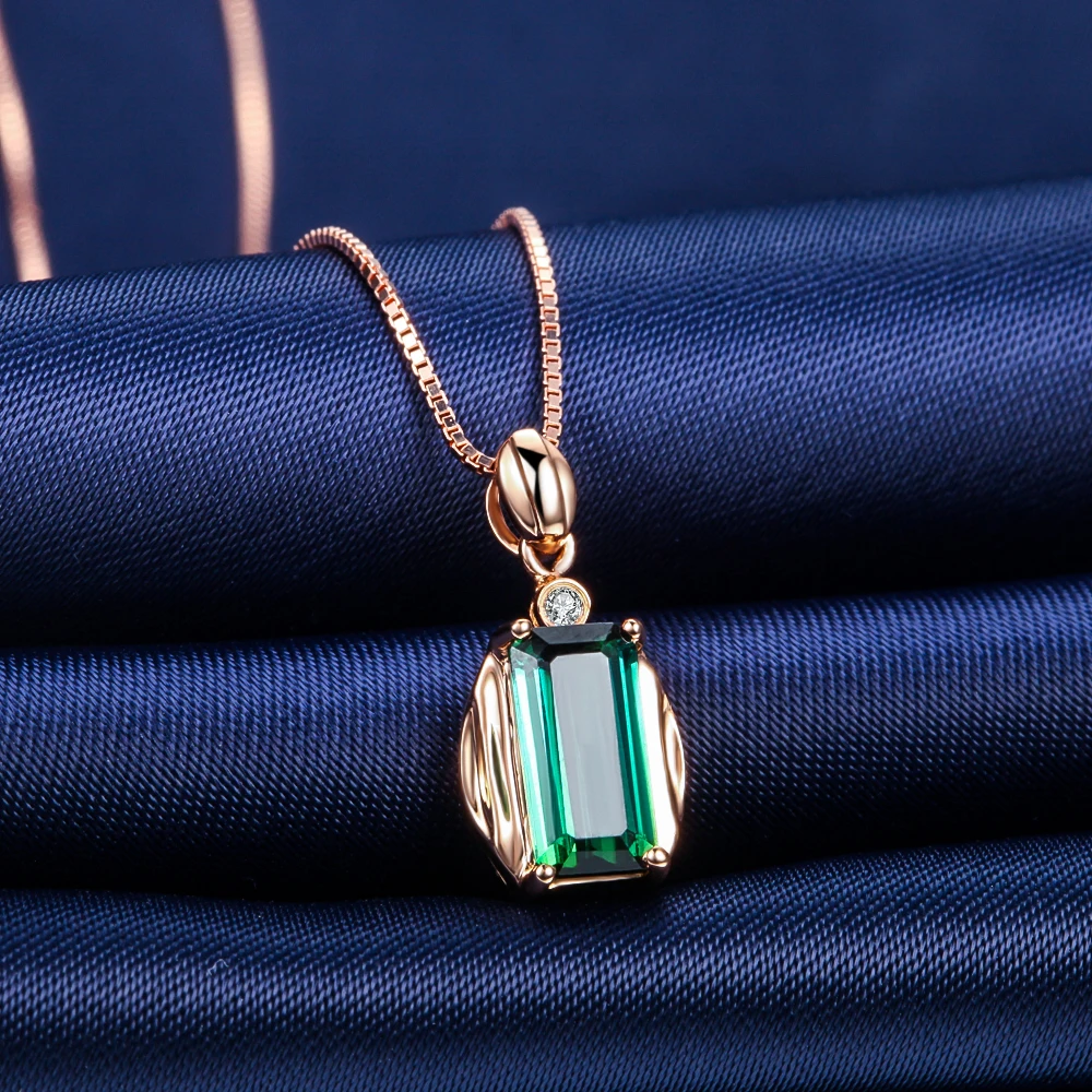 ?? Zocai女性ローズゴールド 18 18kゴールドチョーカーダイヤモンド + トルマリンネックレスための結婚式誕生日ギフトD03687