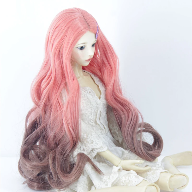 1/3 1/4 1/6 BJD/SD парики для кукол аксессуары высокотемпературные длинные вьющиеся
