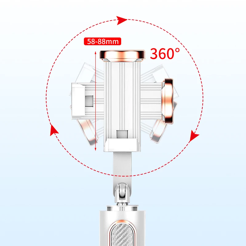 Селфи палка Ulanzi для смартфона Универсальный штатив монопод с поддержкой Bluetooth и