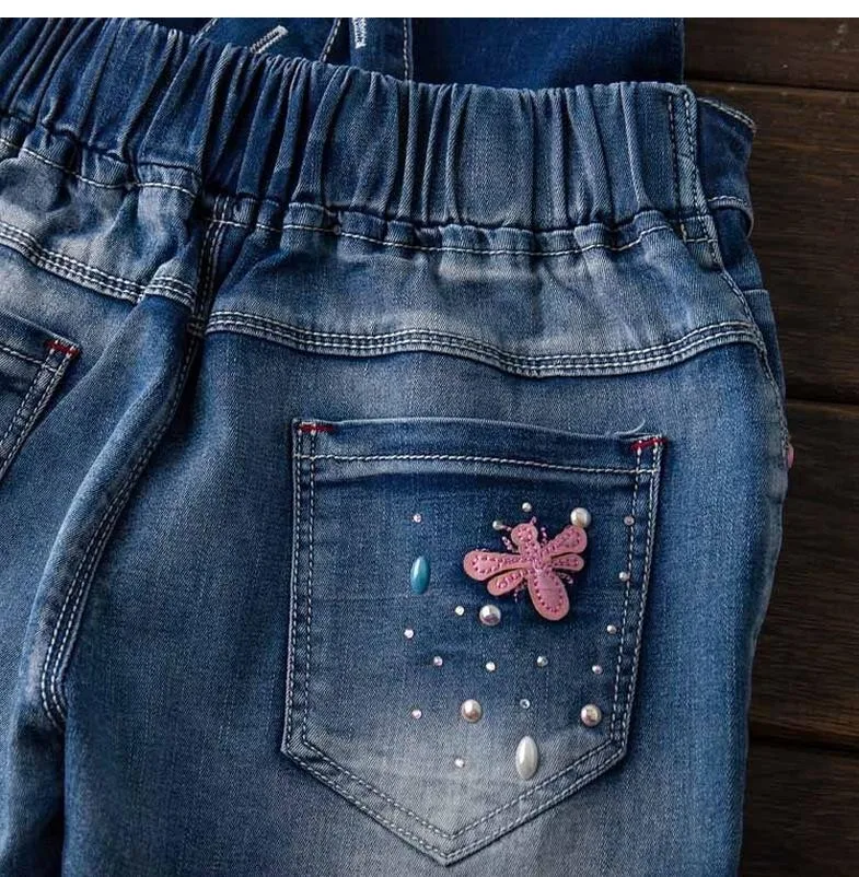 

MJL SPRING Summer Girl Jumpsuit Cute Sweet Fashion Washed Jeans Denim Romper Jumpsuits Straps Short Pants Cowboy Blue