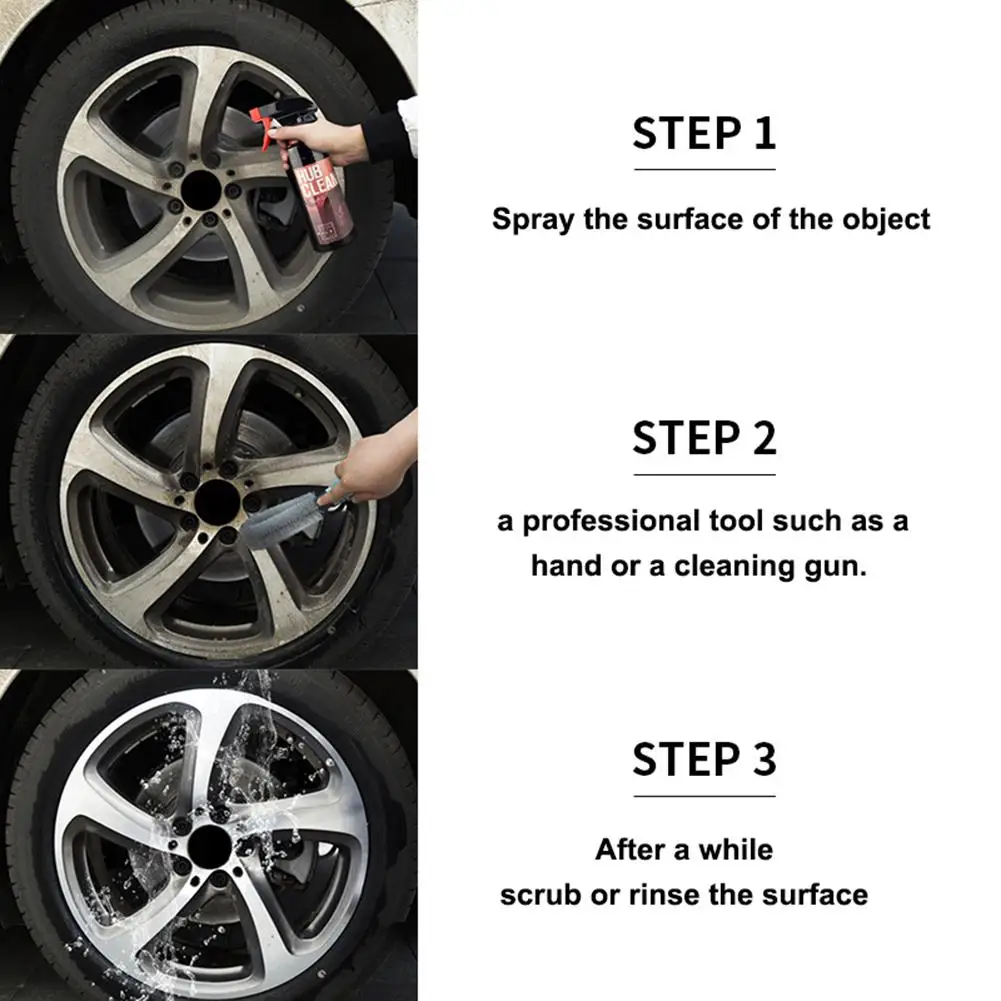 Очиститель колес A500ML инструмент для чистки обода автомобильных и мотоциклетных