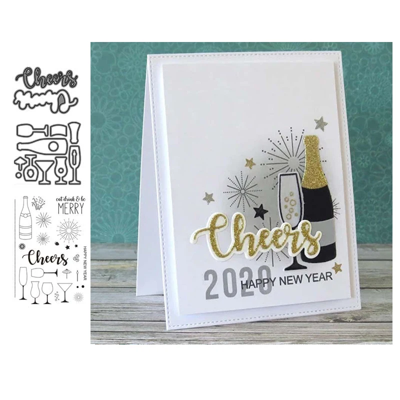 JC резиновый штамп и металлические Вырубные штампы для скрапбукинга убедительные