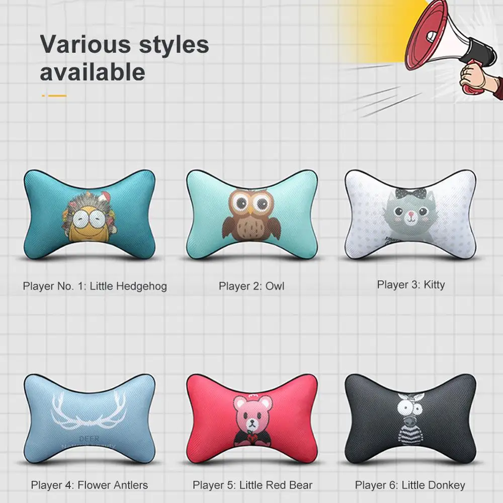 Подушка для автомобильного подголовника дорожная Шейная сна на сиденье