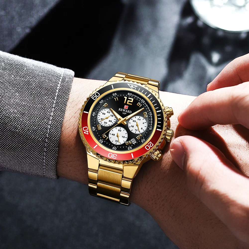 Часы наручные мужские кварцевые брендовые Роскошные водонепроницаемые