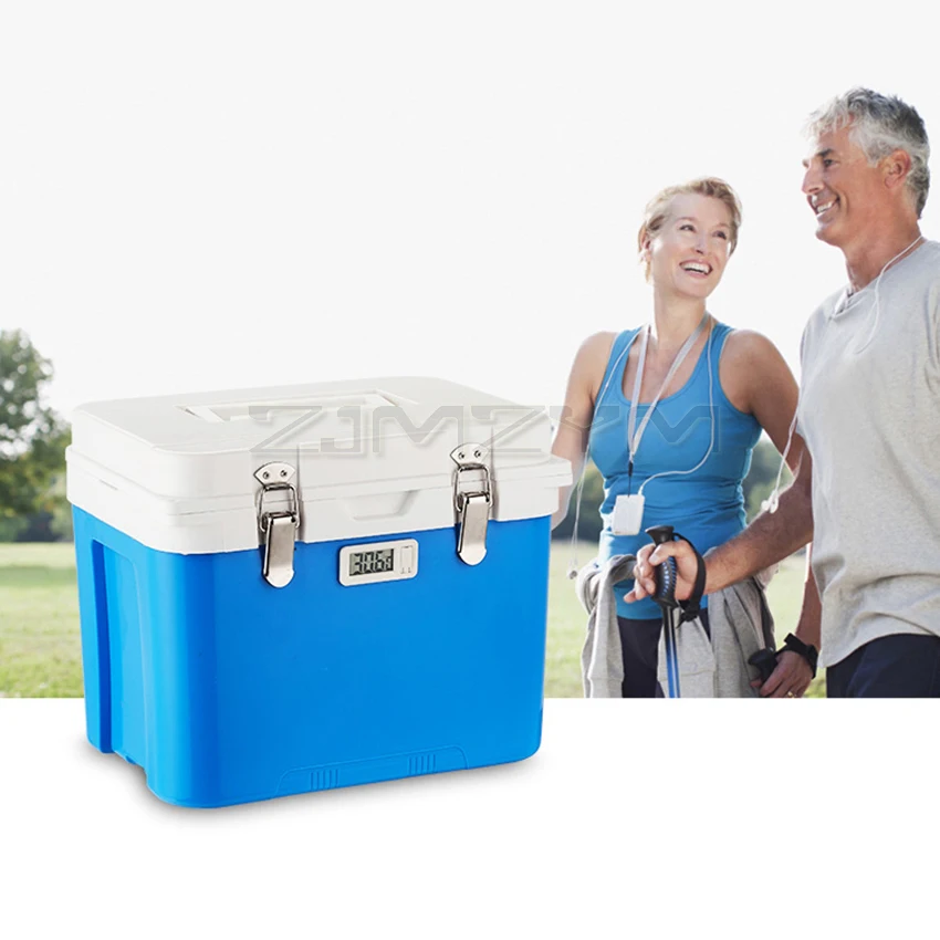 

7L Car Refrigerator Portable Insulin Storage Cooler Refrigerated Box Outdoor Travel Constant Temperature Fridge Medicine Ice Box