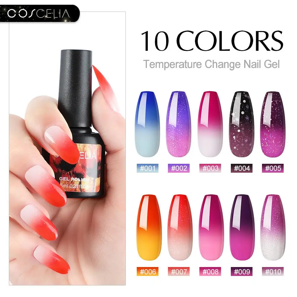 COSCELIA 20 шт набор для гелевого лака 10 мл гель лаков ногтей инструменты маникюра