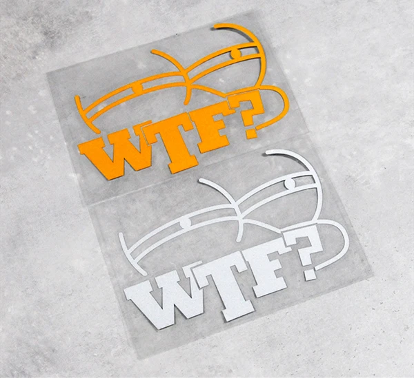 

Words WTF Car Styling Vinyl Decals Auto Body Tail Window Decorate Stickers