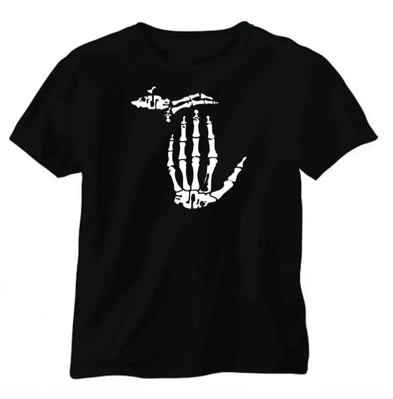 Радиологическая рубашка-мичиганская радиологическая Футболка-Michigan Hand Design-Michigan