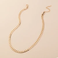 fashion choker necklace women jewelry gold link chain gothic necklace for men hiphop wholesale