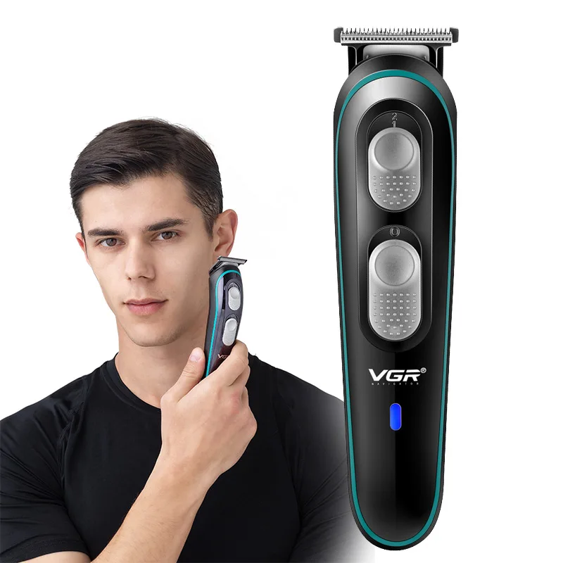 

New Hair Clipper Professional LED Hair Trimmer For Men Barber Hairs Cutting Machine Rechargeable Shaver Beard Trimmer V-055