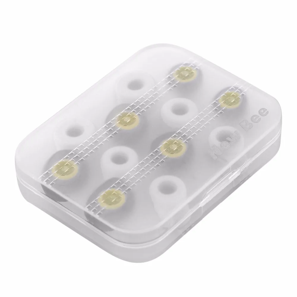 Новые наконечники для наушников Bee, накладки для ушей, наушники, 3 пары, наконечники из пены памяти и 3 пары силиконовых наушников, аксессуары для серой гарнитуры
