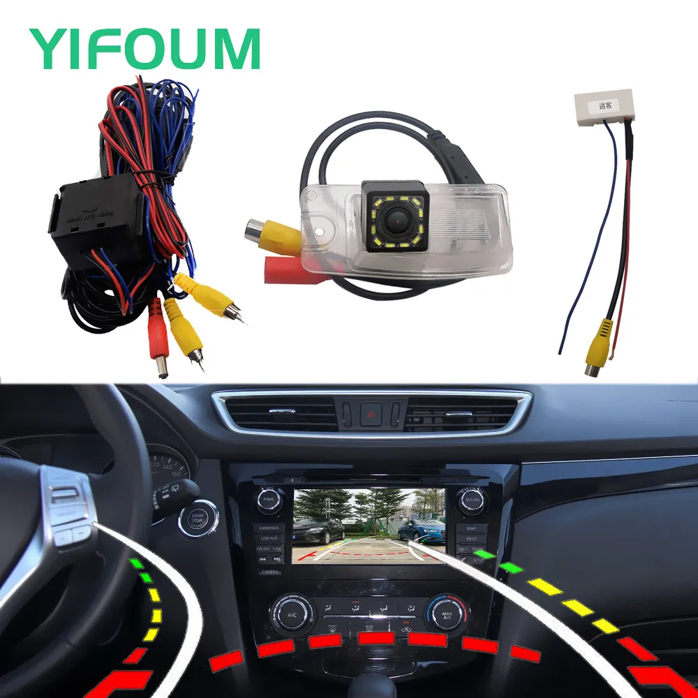 

Камера заднего вида «рыбий глаз» для Nissan Qashqai X-Trail Rogue 2013-2016