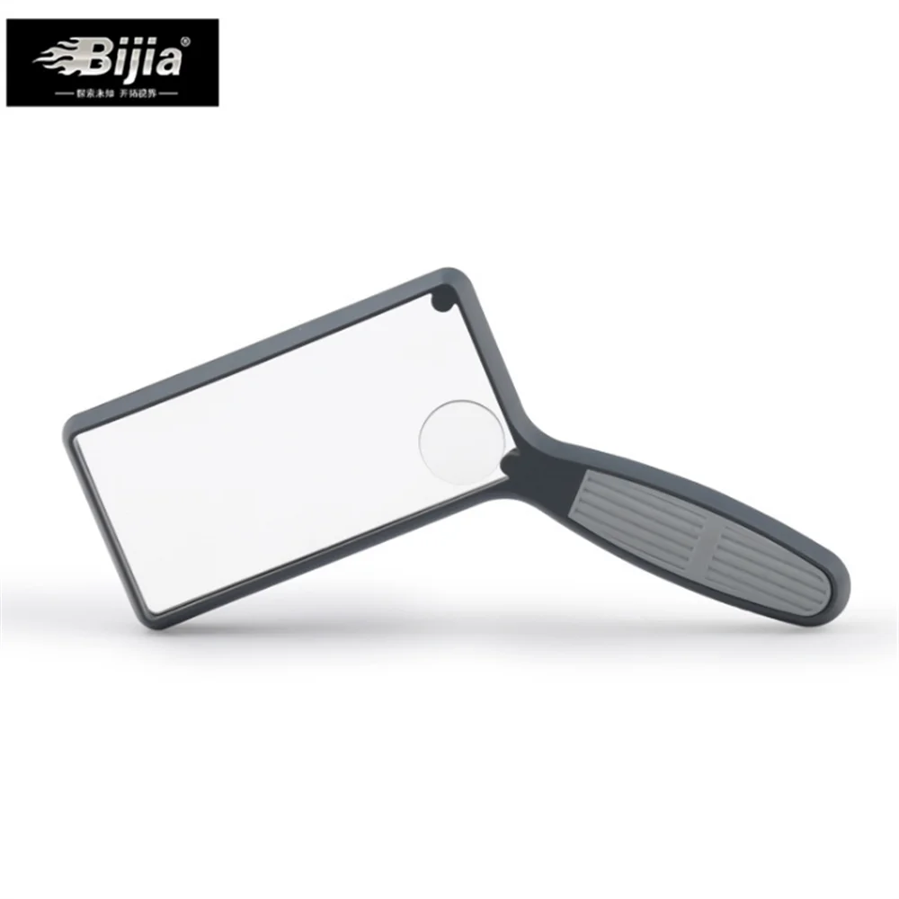 BIJIA акриловый HD объектив 2 5x 4x двойной ручная Лупа удобная и портативная