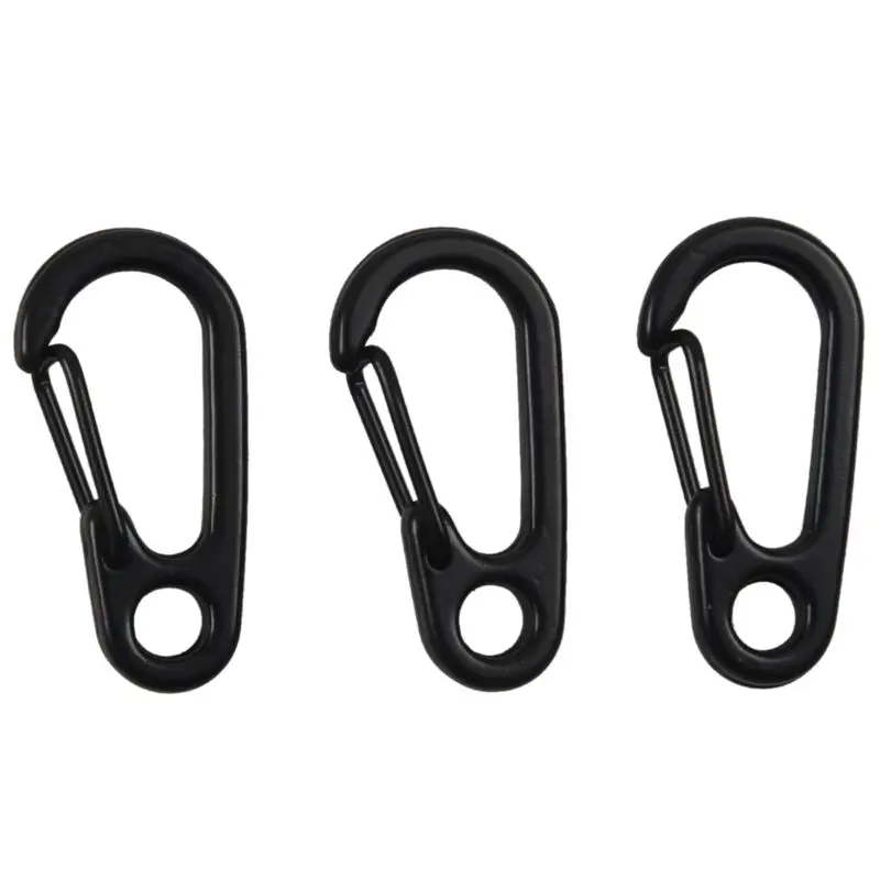 10X пластиковая пряжка для ключей карабин шнурок зажим 30 мм|Уличные инструменты| |