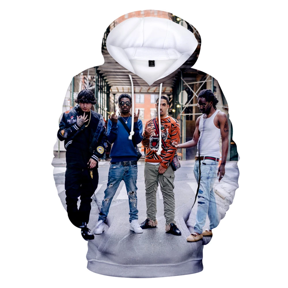 Худи мужское/женское в стиле хип хоп с капюшоном|Мужские толстовки и свитшоты| |