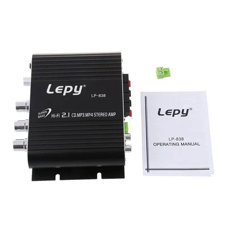 LEPY 200 Вт 12 в Hi Fi усилитель стерео для авто мотоцикла радио MP3|Операционные