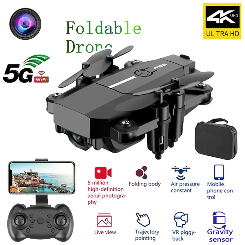 

Мини-Квадрокоптер с дистанционным управлением, Wi-Fi, FPV и HD-камерой 4K