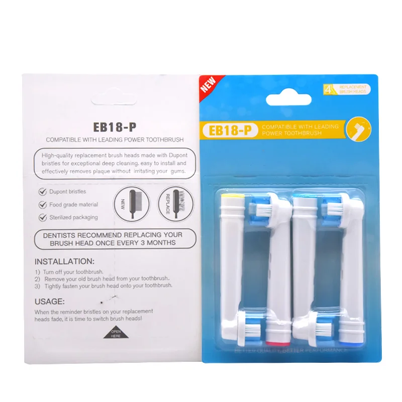 Сменные насадки для электрической зубной щетки Oral-B Advance Power/Pro Health 4 шт. EB-18P |
