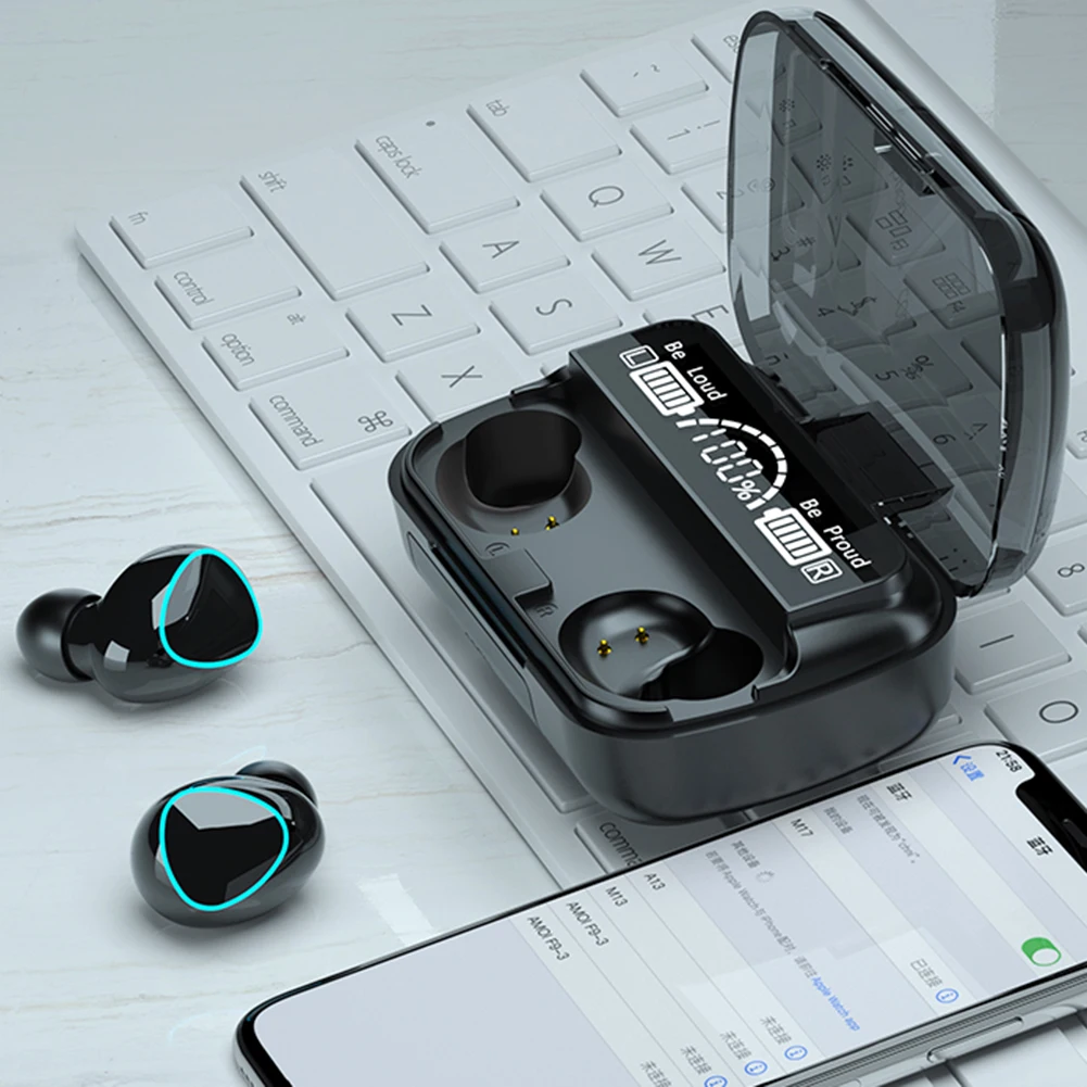 

M10 TWS Earbuds Bluetooth Wireless Stereo In Ear Earphones with Charging Case Headphone Sport Headset with Charging Box
