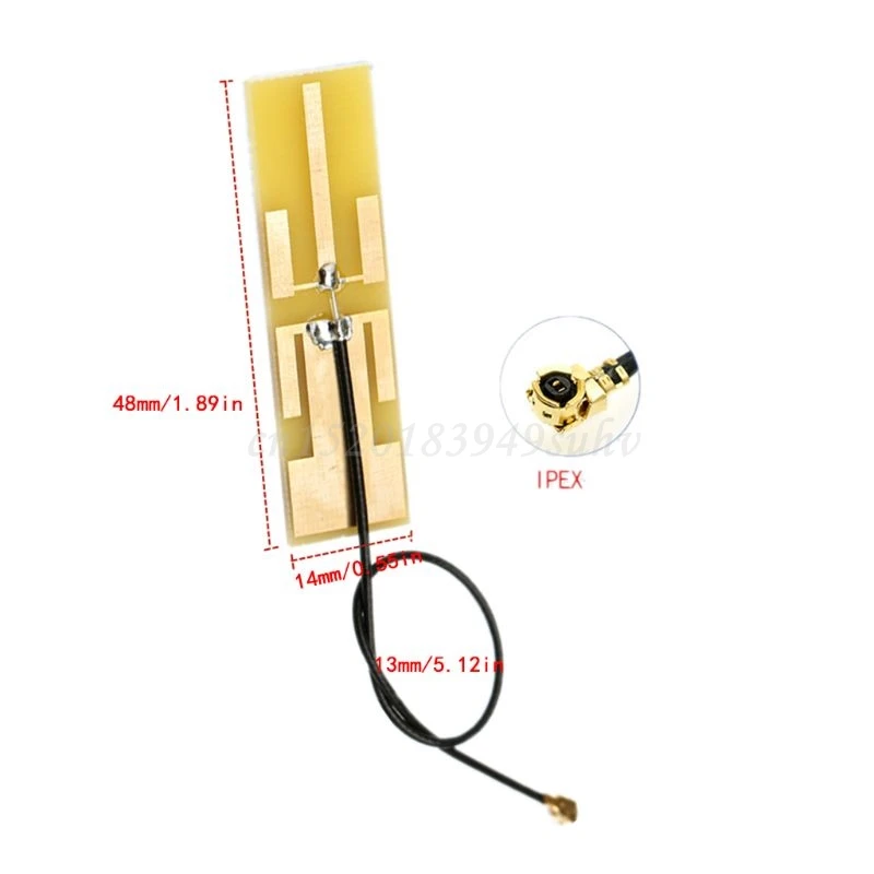 

OOTDTY 2.4G/5.8G Dual Band Antenna 8DBI High Gain Internal PCB Aerial for WiFi Router