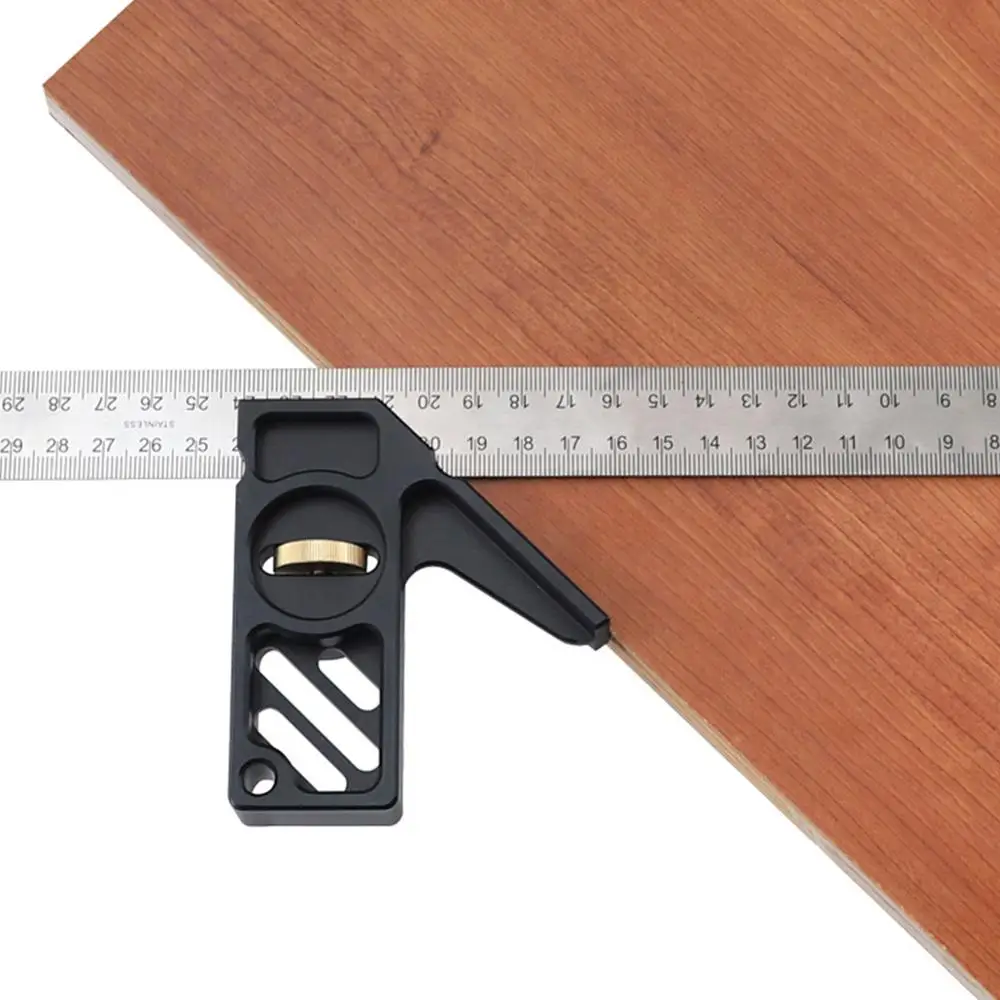

300mm 12inch 45/90 Adjustable Combination Square Ruler Angle Ruler Stainless Steel Measuring Tool