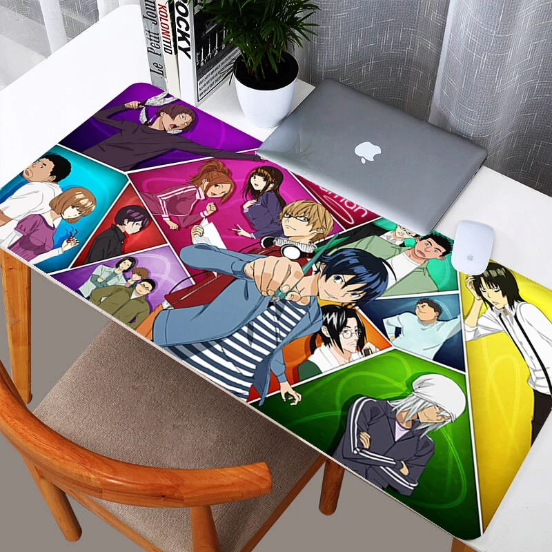 

Anime Large Mouse Pad Bakuman 30x80/90cm Keyboard Gaming MousePad Desk Mat HD design Locking Edge