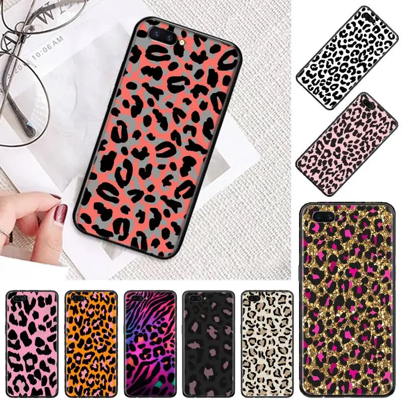 

Sexy pink leopard Phone Case For OPPO A ax 3 5 3 37 57 59 37 73 75 83 71 2018 11 1k s PRO Cover Funda Shell Coque Capa