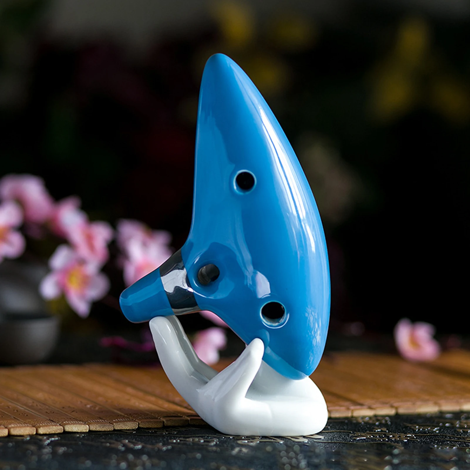 12 отверстий Alto C Zelda Ocarina керамический сосуд флейта музыкальный инструмент с