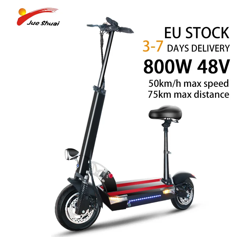 

Mini Folding Electric Scooter for Adult 10 inch Tire E Scooter 800W E Skateboard Max Speed 45km/h Kick Scooters EU/US Stock