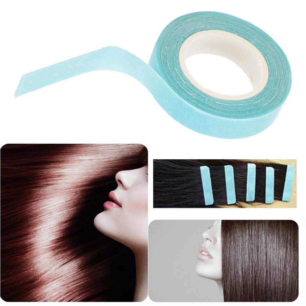 

1Pc Blue Dedicated DoubleSided Hair Extension Tape Waterproof Nano Seamless Harmless Hair Extension Adhesive Tape Hair Extension