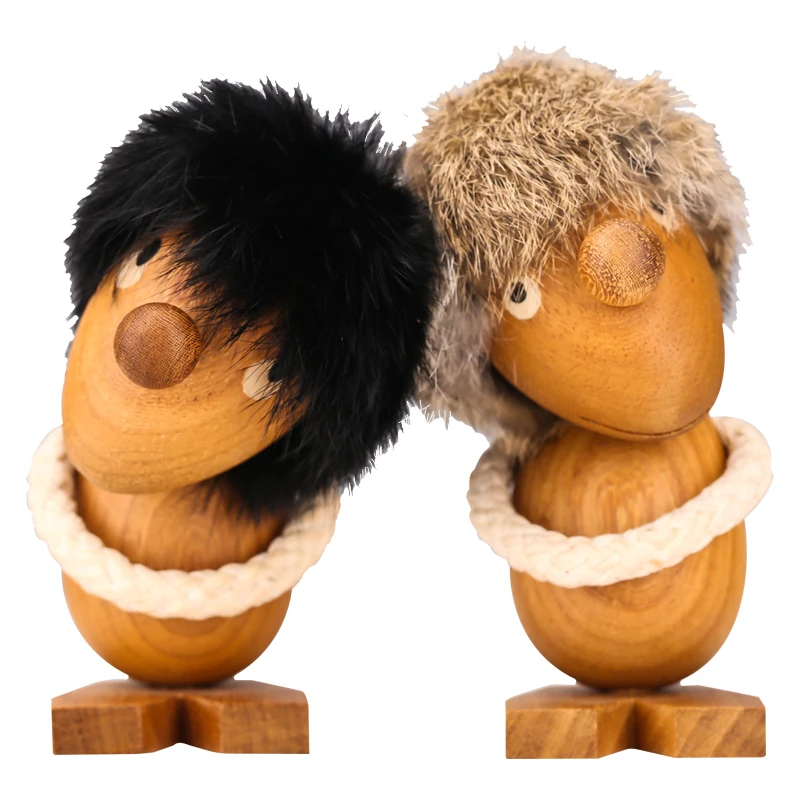 Деревянный мыслитель фигурка домашний декор Современная Скандинавская