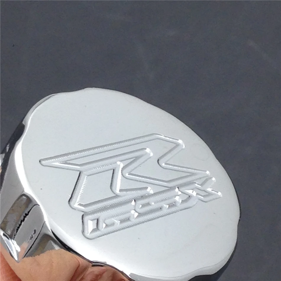 Хромированный масляный наполнитель Крышка Резервуара тормоза для Suzuki GSXR 600 750 1000