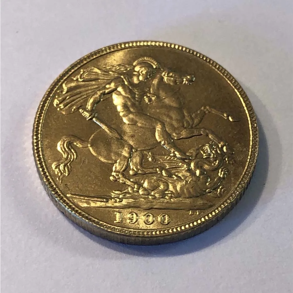 Queen Victoria Full Gold Sovereign - Plated *Random Date* 1887 1900 | Дом и сад