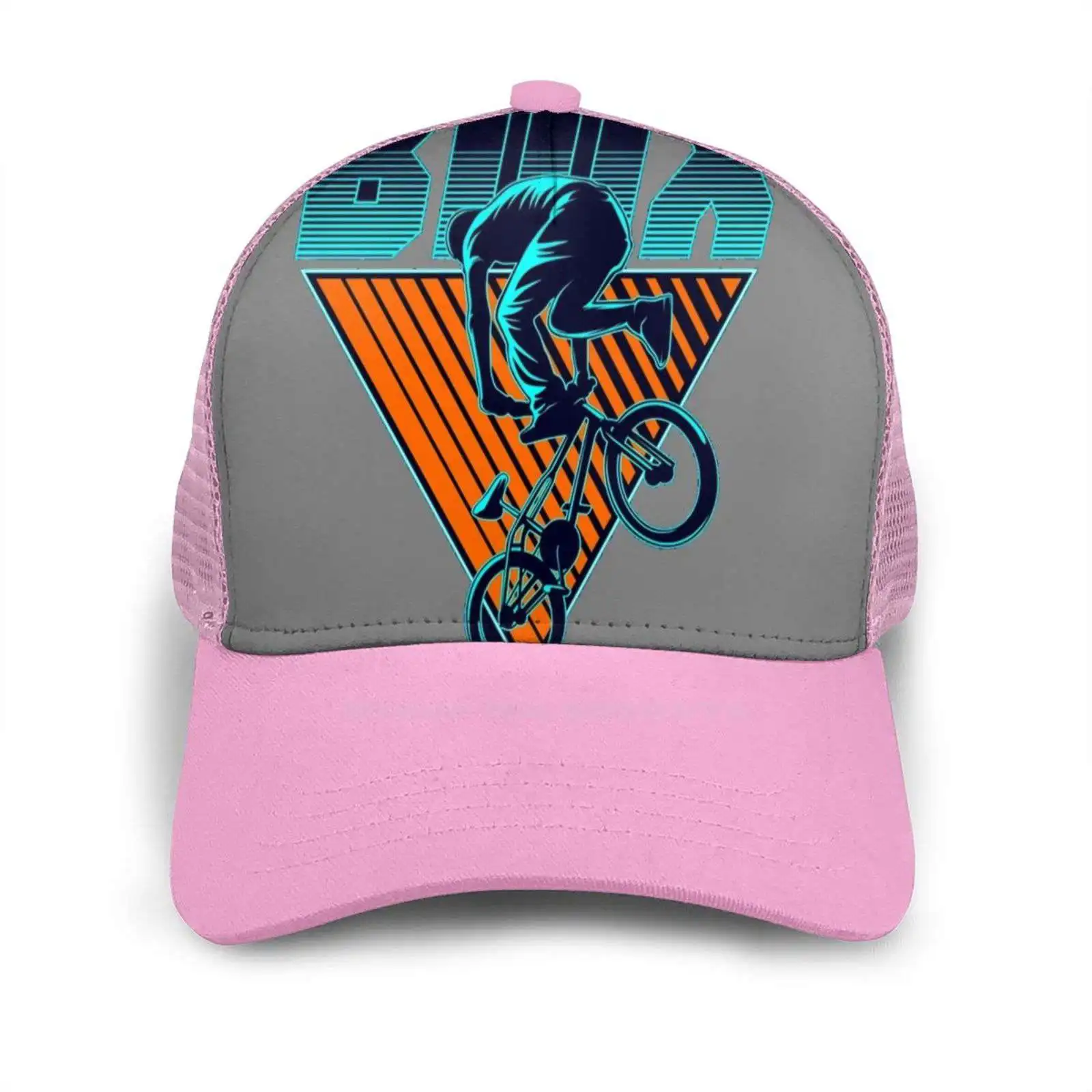 

Bmx Bike Hip Hop Fashion Cap Sports Curved Mesh Hat Bmx Bmx Bicyle Bike Biker Sport Bmx Bmx Bike Bikers