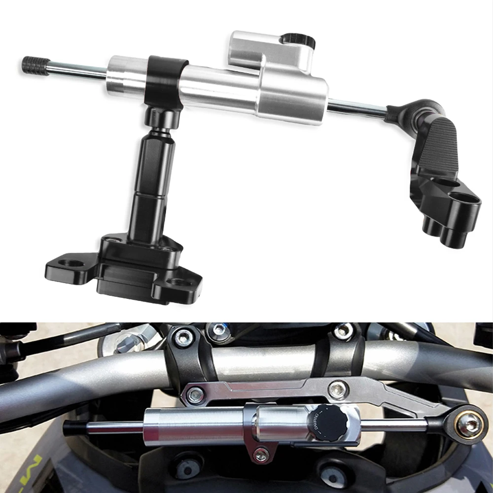 

Motorcycle Steering Stabilizer Damper With Bracket Linear Reversed Safety Control FOR YAMAHA YZFR3 YZFR25 2014 2015 2016 2017