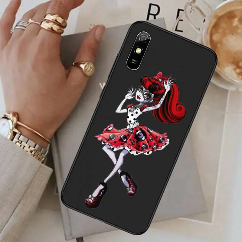 

FHNBLJ Monster High Luxury Phone Case For Xiaomi Redmi note 4 4X 8T 9 9s 10 K20 K30 cc9 9t pro lite max