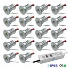 Черный, серебристый, белый, 1 Вт, светодиодный мини-Светильник направленного света с драйвером 100-265 в, утопленный светильник для шкафа, лестницы, дисплей, Потолочный Светильник направленного света 12 В