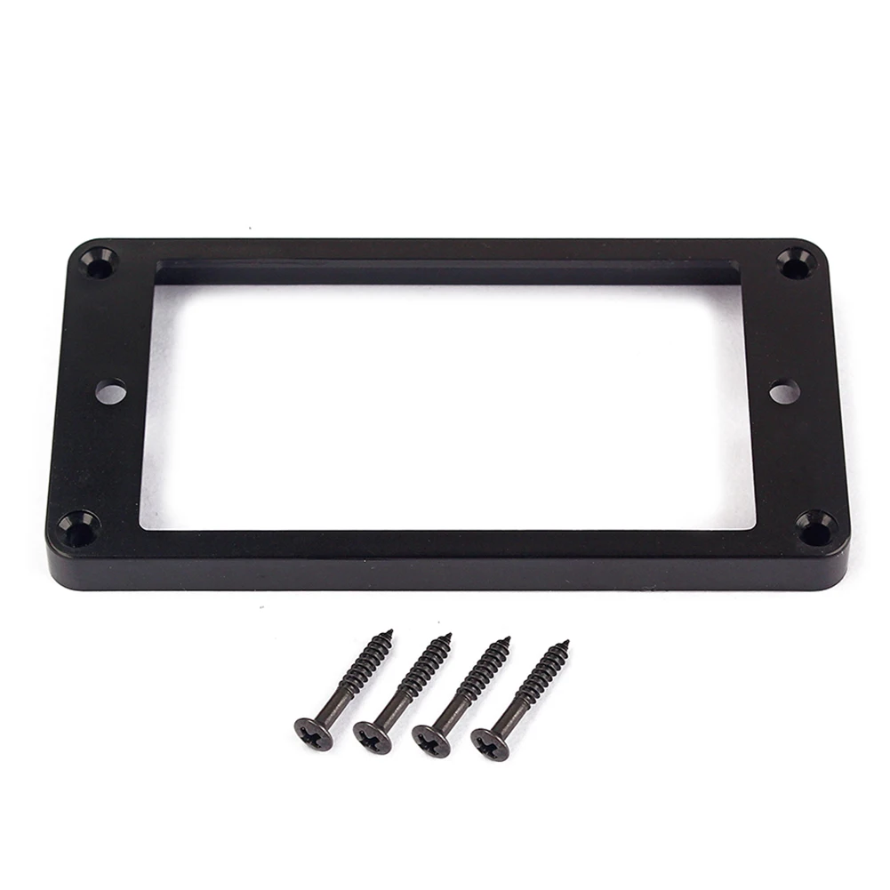 1pc brücke pickup kunststoff rahmen abdeckung gitarre humbucker pickup montage ring rahmen flache top set ersatz für elektrische gitarre fre