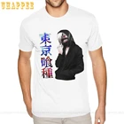 Футболка мужская с коротким рукавом, из японского аниме Токио гул