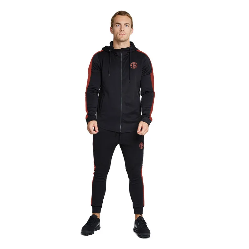 

2021 Spring New Men Hoodies+Pants Sets two-piece Sweatshirts Running suit Male Gyms Fitness Tops Trousers Joggers Sports suits