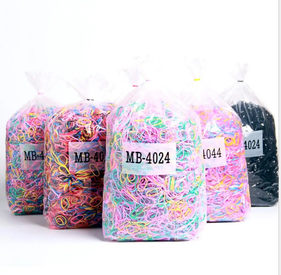 2000 шт. аксессуары для волос девочек эластичные резинки детский держатель