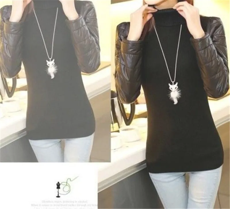 2018 Горячая Мода очарование лиса медный воротник блесток кулон чокер длинное