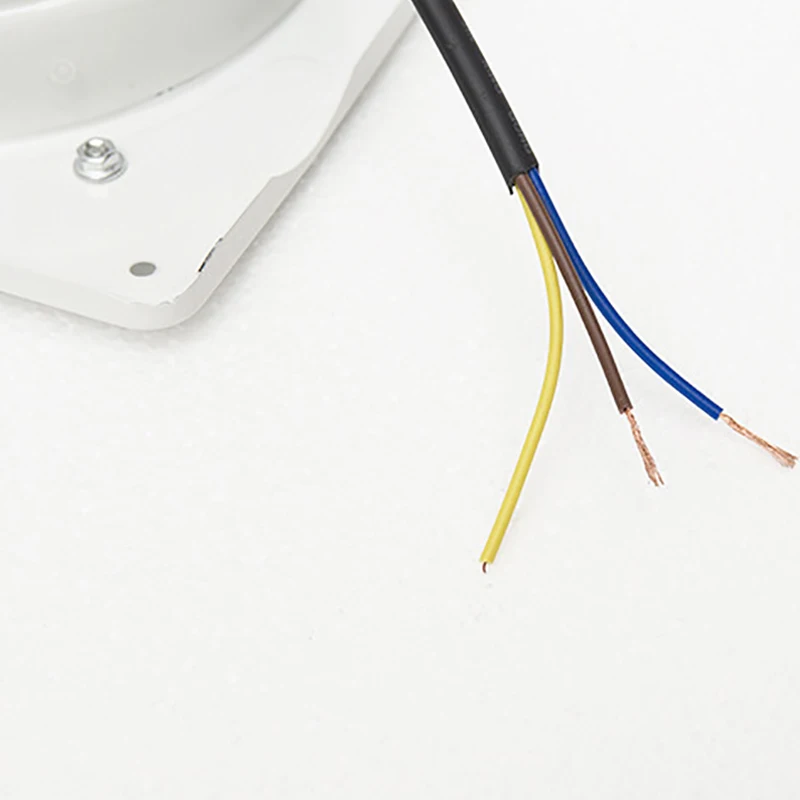 

220V Ventilator Extractor Wall Mounted 6 Inch Exhaust Fan Low Noise Home Bathroom Kitchen Garage Air Vent Ventilation