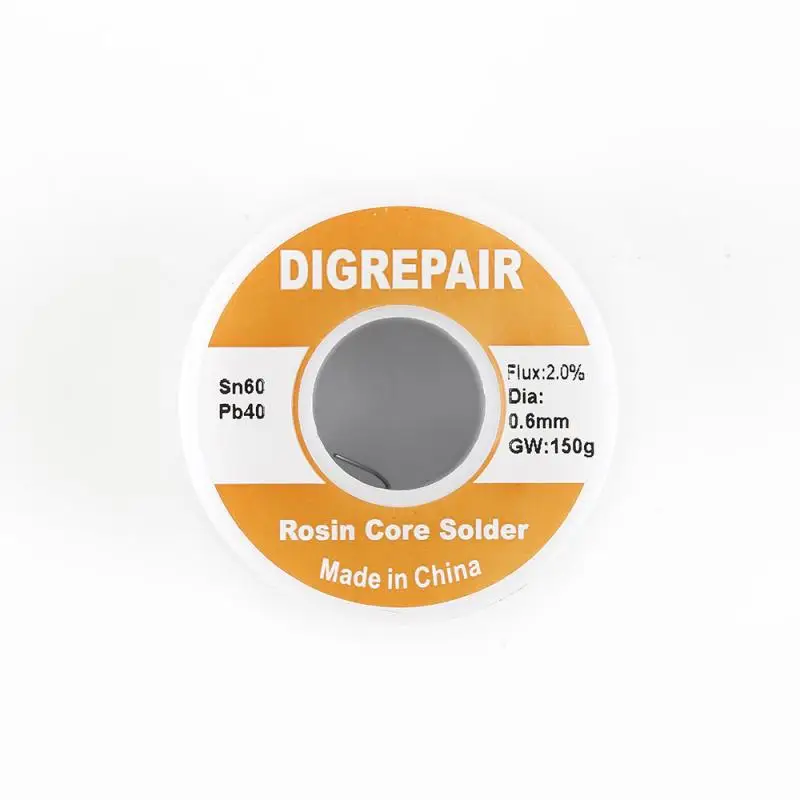 

NEW 50/100/150/200g FLUX 2.0% Tin Lead Tin Wire Melt Rosin Core Solder Soldering Wire Roll Welding Tool Parts 0.6/0.8/1.0/1.2mm