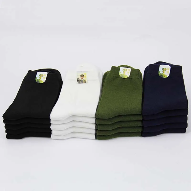 2 пары 4 Осень зима мужские носки средней длины толстые теплые военные дышащие