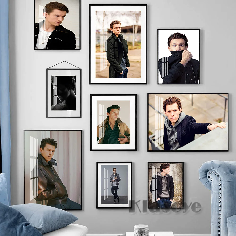 

Tom Holland Fashion Magazine Art Prints Poster Bedside Background Wall Stickers Canvas Painting Actor Star Home Decor Fans Gift