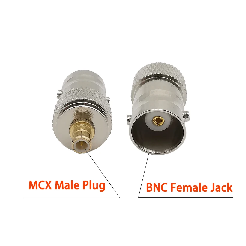 1 шт. MCX-BNC RF разъем BNC Female Jack to MCX Male Plug прямой коаксиальный для осциллографа DS0201/DSO